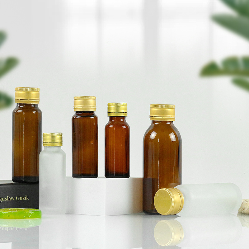 棕色保健品口服液空瓶子50ml茶色西林瓶药丸包装30ml100ml玻璃瓶|undefined