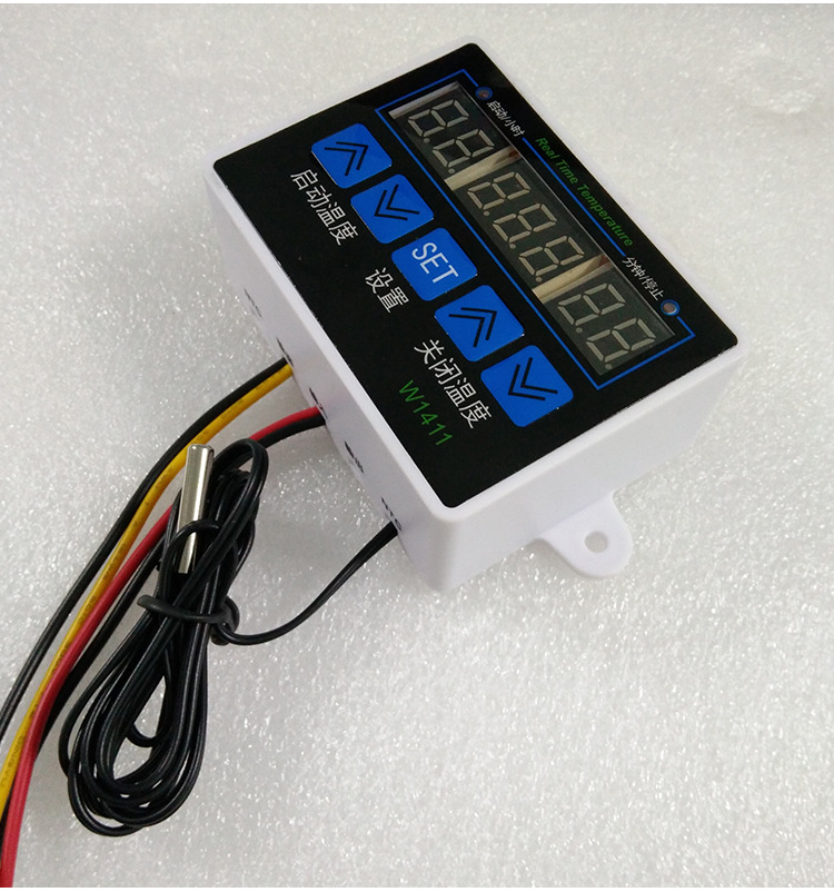 XH-W1411白壳数字温控器三显多功能温度控制器控温控制开关 W88