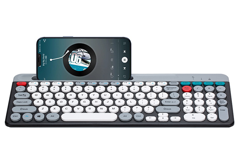 Kabelloses Bluetooth-Maus-Tastatur-Set mit Dual-Mode-Ladefunktion, geeignet für Tablets, Laptops, Computer und Mobiltelefone_voghion.com