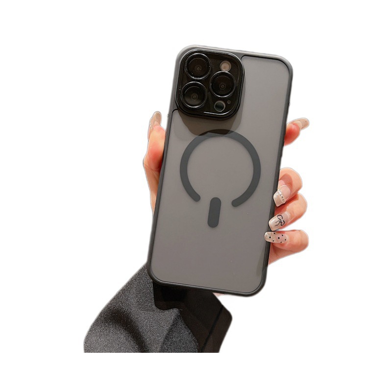 Aplicable a Apple 17Promax Skin Magnetic 15, caso de teléfono móvil, iPhone 16Pro, cubierta de protección abrasiva, agujero fino de 14p image 5