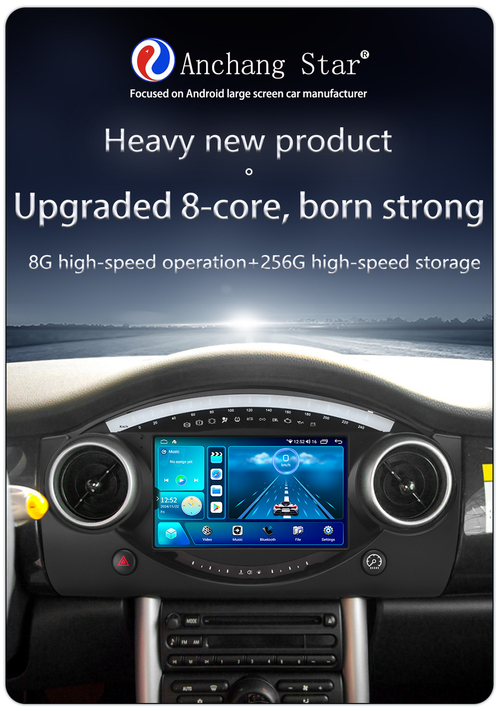 Suitable for 04-06 Bmw Mini Android Wireless Carplay Car Navigation 360 Panoramic All-In-One Machine