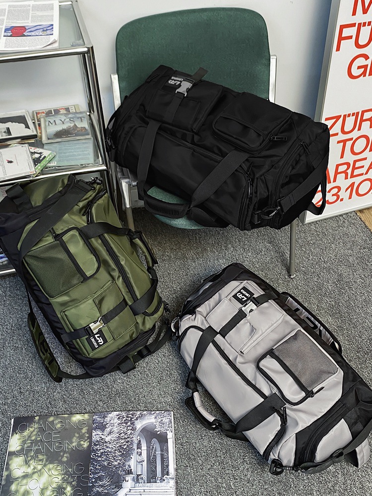 Seco y húmedo separación de la bolsa deportiva de fitness bolsa de equipaje mujer de gran capacidad portátil mochila de viaje de hombro bolsa de viaje corto hombre