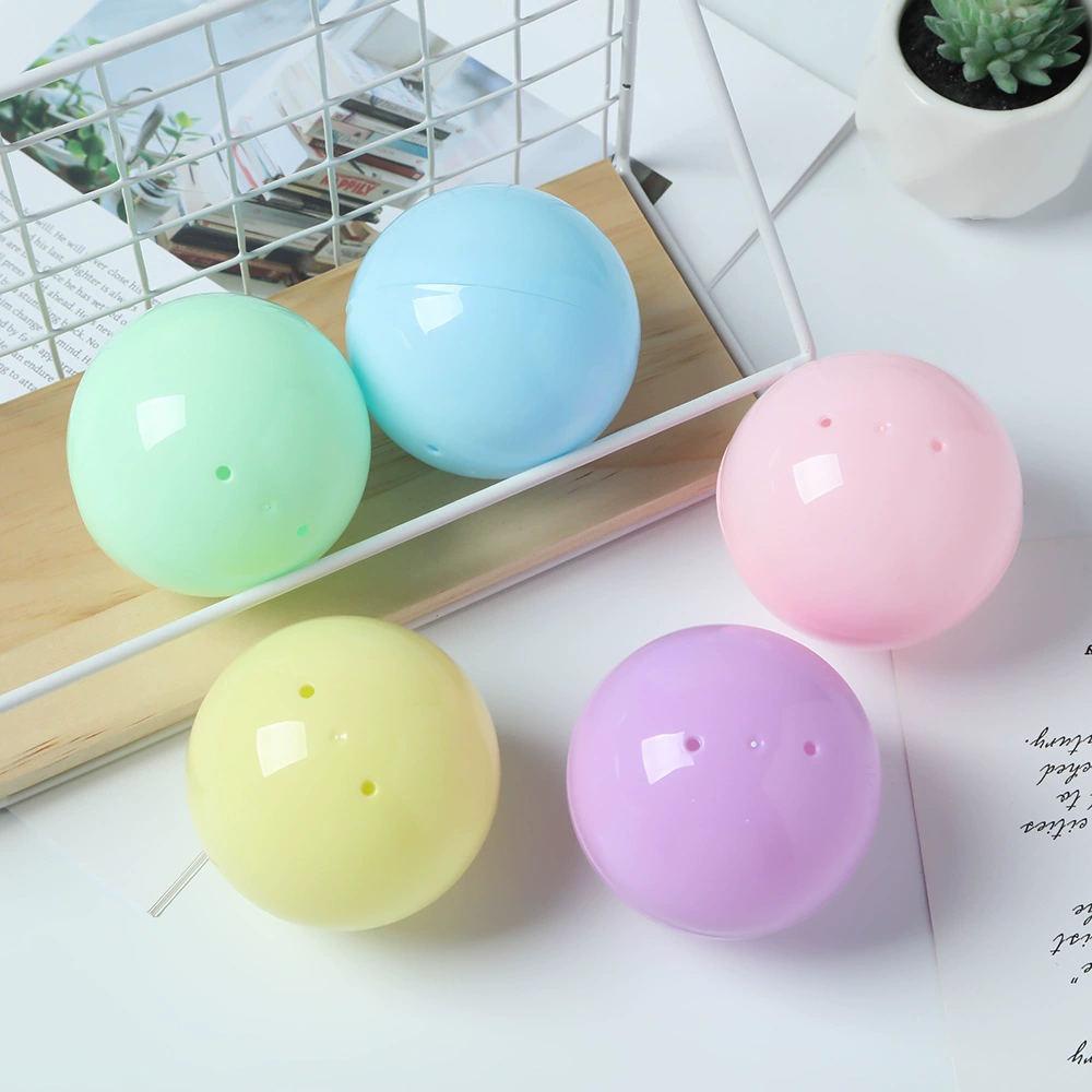 Оболочка яйца скручивания 75MM антикручивания яичная скорлупа яйца круглый цвет макарон большой шарик яйца скручивания машина разыгрыш мяч оптом