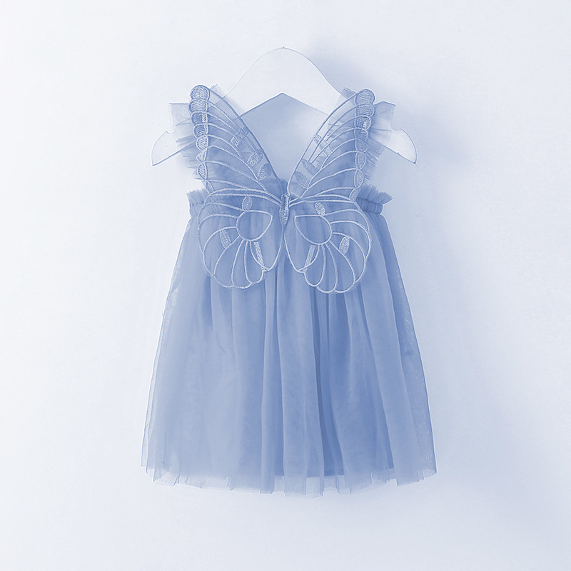 Princess Solid Color Polyacrylonitrile Fiber Girls Dresses display picture 5