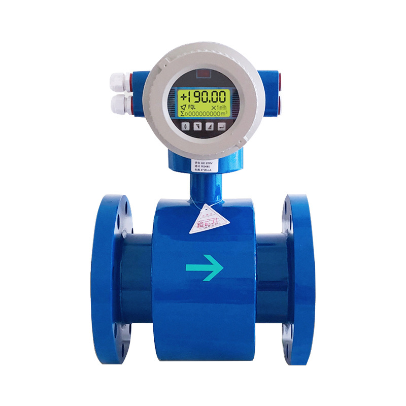 DN10/DN200污水流量計河水液體一體分體管道無線遠傳電磁流量計