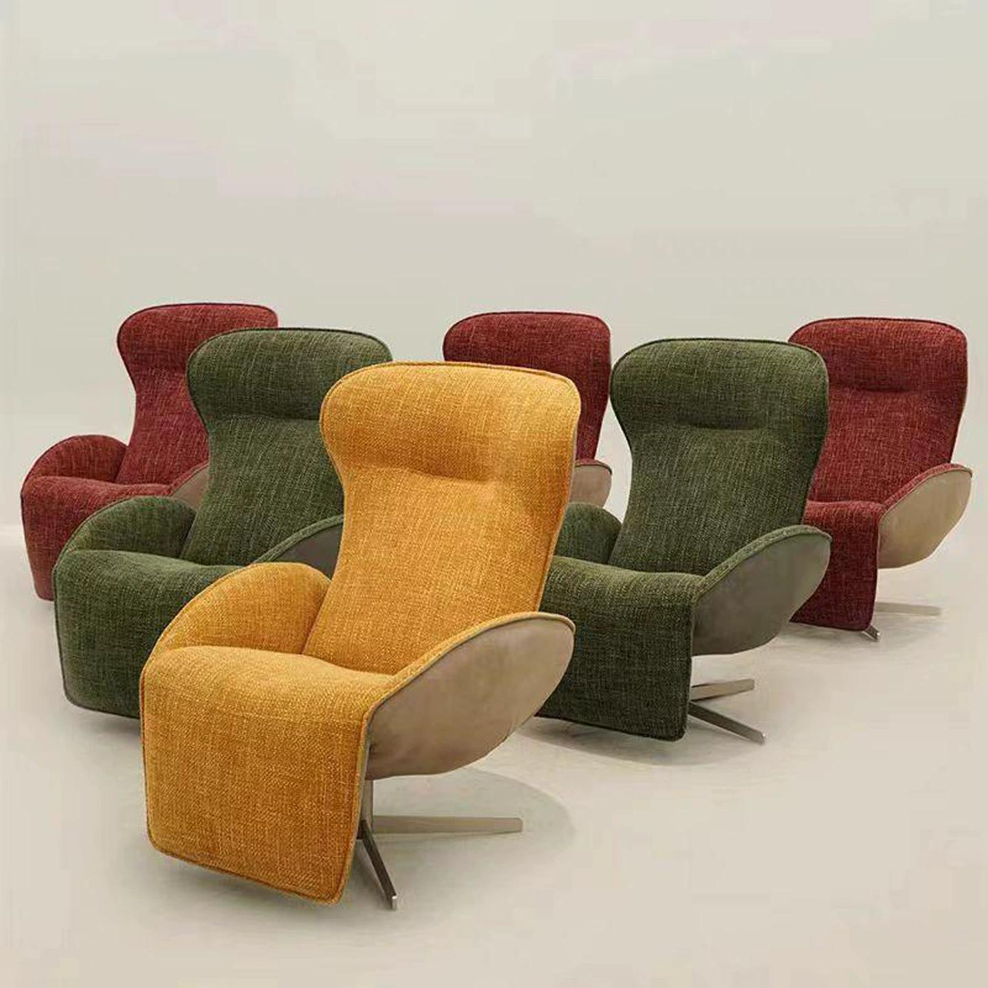 Silla de gravedad cero diseñador de lujo ligero italiano nuevo balcón sala de estar de alta definición sillón de almuerzo sofá individual