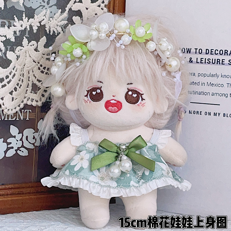 ベビー服のみ】17cmlabubu ベビー服 一世代 二代目 三代目 小香スカート パールカチューシャ 服 オーバーオール ラビットスカート|undefined