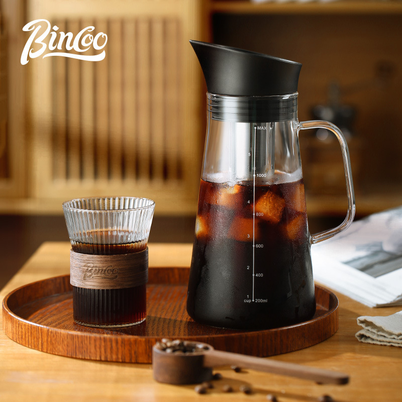 Bincoo cold extraction pot household glass coffee pot large capacity filter extraction pot brewing equipment ice drop cold bubble bottle Bincoo cold extraction pot household glass coffee pot large capacity filter extraction pot brewing equipment ice drop cold bubble bottle