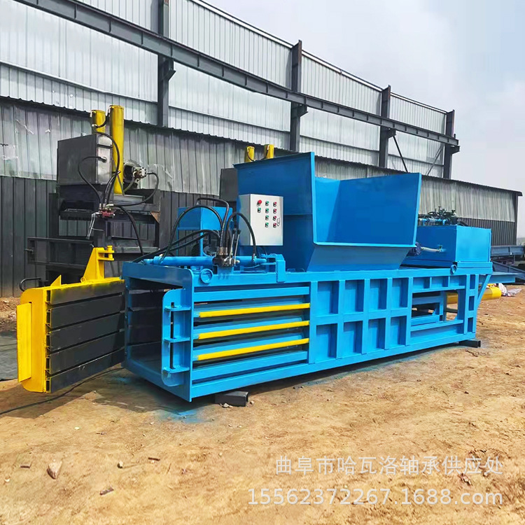 水泥编织袋打捆机 卧式废旧纸箱打包机 废品垃圾回收打包机