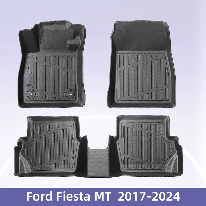 Европа для Ford Fiesta MT2017-2024 Топливо 3D 24/7 Материал TPE Автомобильные ножные коврики