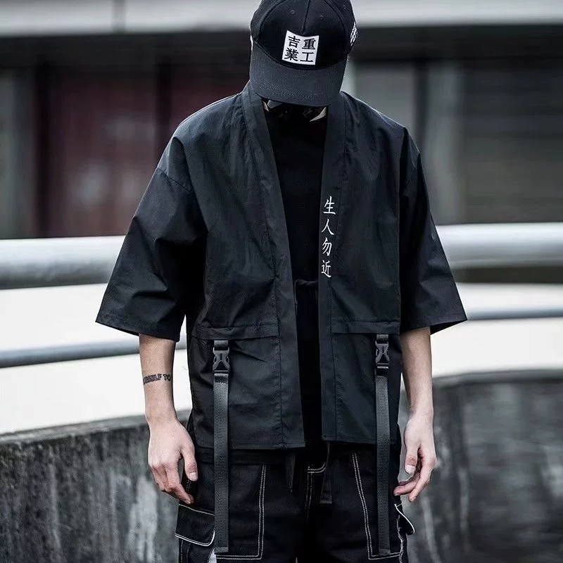 Тренч (Summer) oversize хип-хоп стиль, лёгкая рабочая куртка