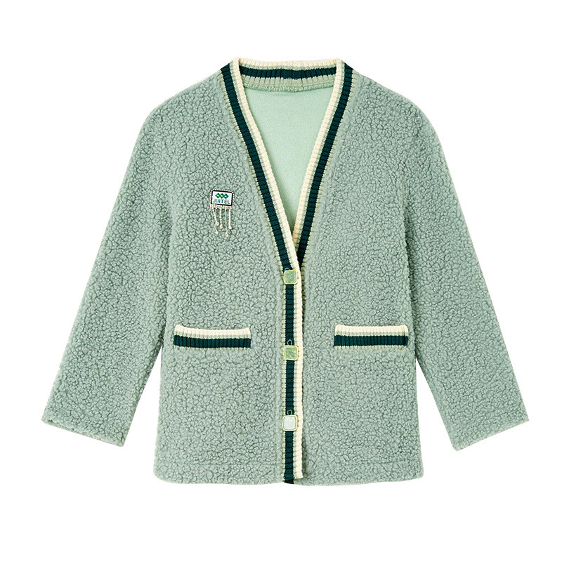 Temperament Plush Mid-Length Coat Image 3