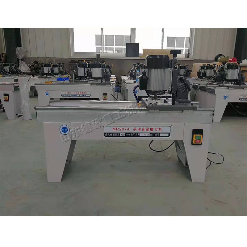 Small manual linear sharpener press Planer paper blade grinding machine furniture factory woodworking blade grinding machine