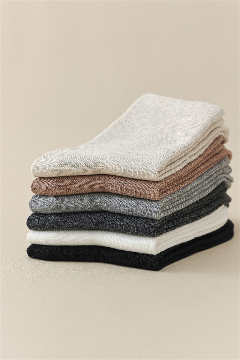 Calze crew da uomo in cotone traspirante morbide ed elastiche_voghion.com