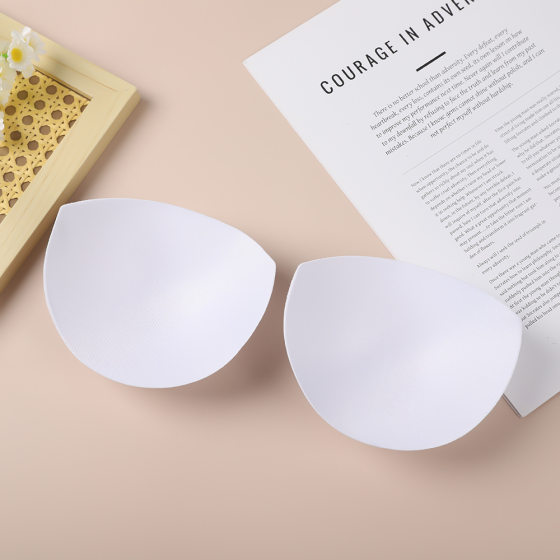Manufacturer's Thin Sponge Pad Breathable Intimates Breast Pad Semi-circular Cup Sports Shock-proof Breast Pad Insert Bra Insert Wholesale