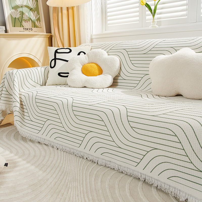 Nordic anti-rasguño gato sofá toalla cubierta sofá cubierta completa tela antideslizante cubierta estera Four Seasons universal Manta