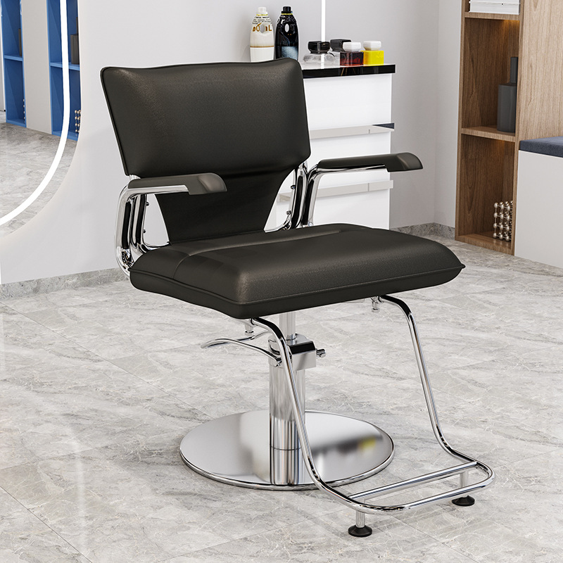 silla de peluquería elevable y giratoria para salón de peluquería especial, silla de peluquería japonesa moderna y simple