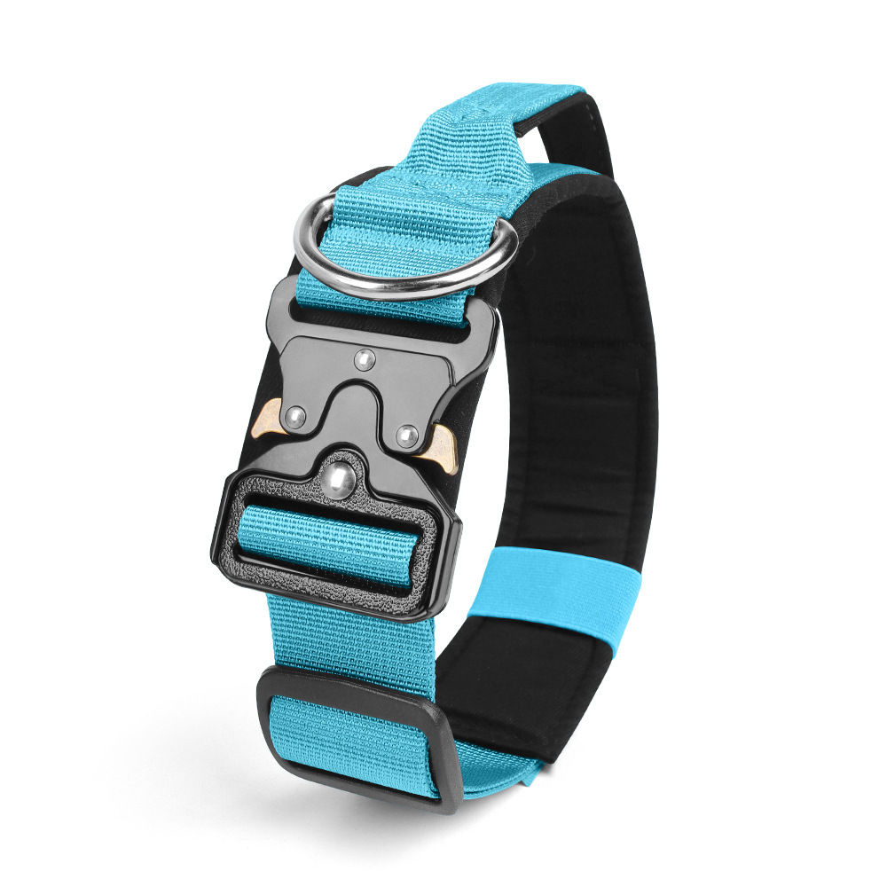 Nuevo collar para mascotas a prueba de explosiones, cuello para perros resistente a la tracción, collar para perros mediano y grande, collar táctico, spot al por mayor