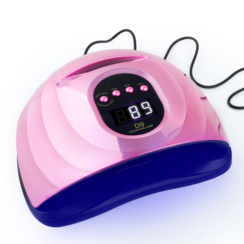 D9 Nail UV Lamp for Nail Salons, UV Nail Polish, Gel Nail Curing, Nail Dryer with Phone Holder Fast Drying.