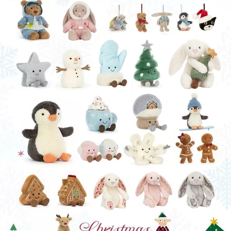 British Jellycat Plush Toys with Complete Tags, Barcelona Bear, Bonnie Rabbit, Doll Plush Toys Wholesale British Jellycat Plush Toys with Complete Tags, Barcelona Bear, Bonnie Rabbit, Doll Plush Toys Wholesale