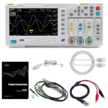 FNIRSI-1014D双通道数字存储示波器 100MHz带宽 信号发生器二合一