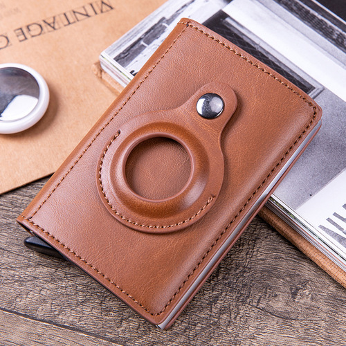 airtag positioning tracker genuine pickup bag simple creative business multifunctional wallet wallet card bag X-81