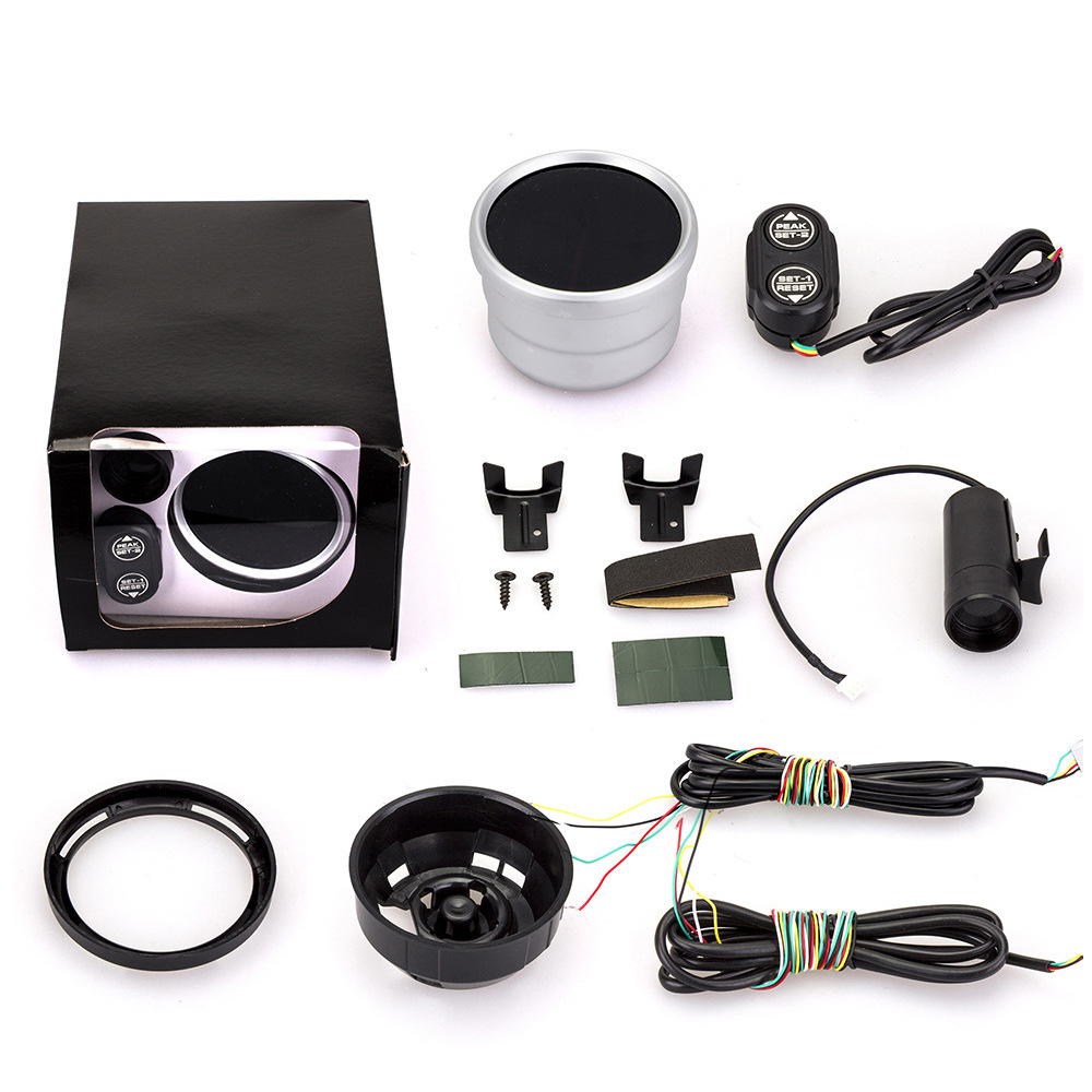 80mm Car Modification Instrument 3.75inch Instrument Tachometer Racing Modification Car Instrument Colorful