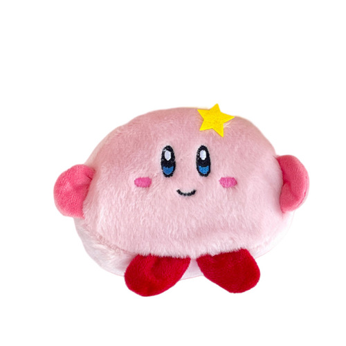 Girly Heart Pink Cute Star Card Plush Coin Purse Lipstick Portable Coin Bag Wallet Creative Holiday Gift