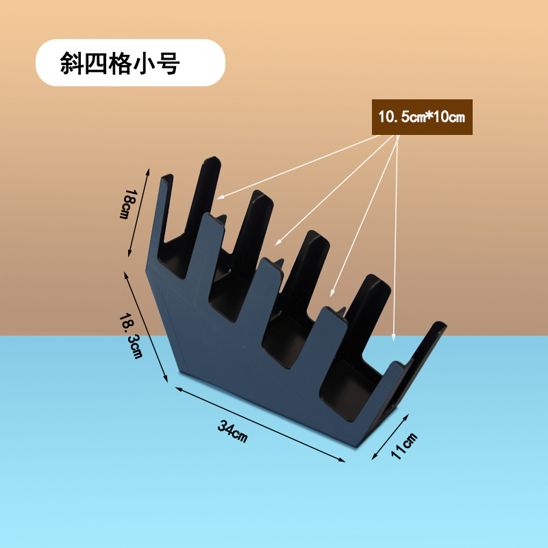 Soporte de vasos de plástico moldeado, para café y té, diseño de barra - Comercial