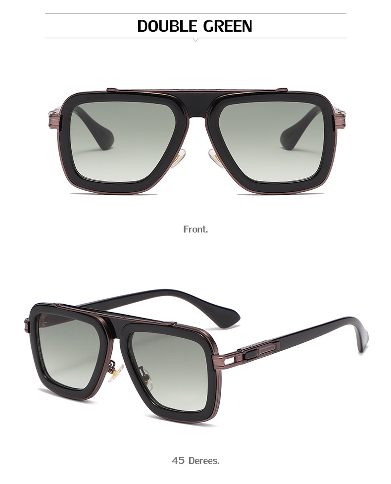 60g Weight Full Frame Glasses Structure Sunglasses Classification PC, UV400 Protection Lens Material Square Glasses Style Travel, Fishing Occasion Solid Color Pattern All Seasons Season Women's Gender Casual, Elegant, Lady Style Grey Color Casual Elegant Lady Solid Color PC UV400 Protection Square Full Frame Men's Sunglasses 22