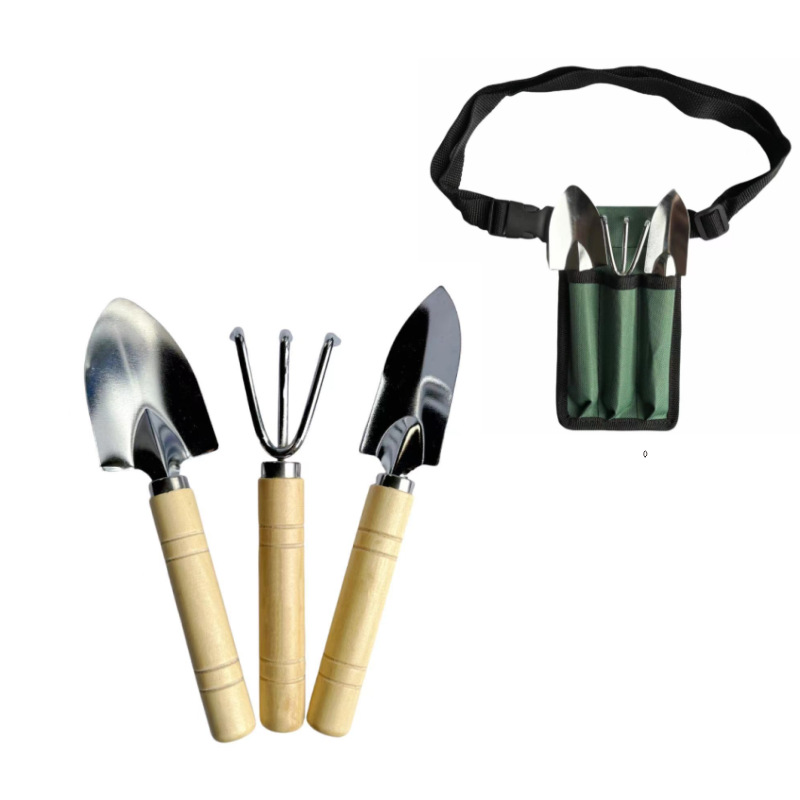 Mini bolsa de tela transfronteriza conjunto de herramientas de jardinería conjunto de herramientas de jardín herramientas de jardín para niños herramientas de jardín 3 piezas