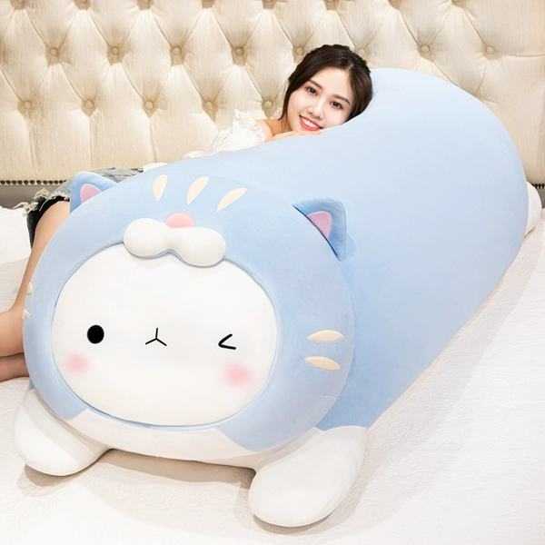 Cat and Rabbit Blue