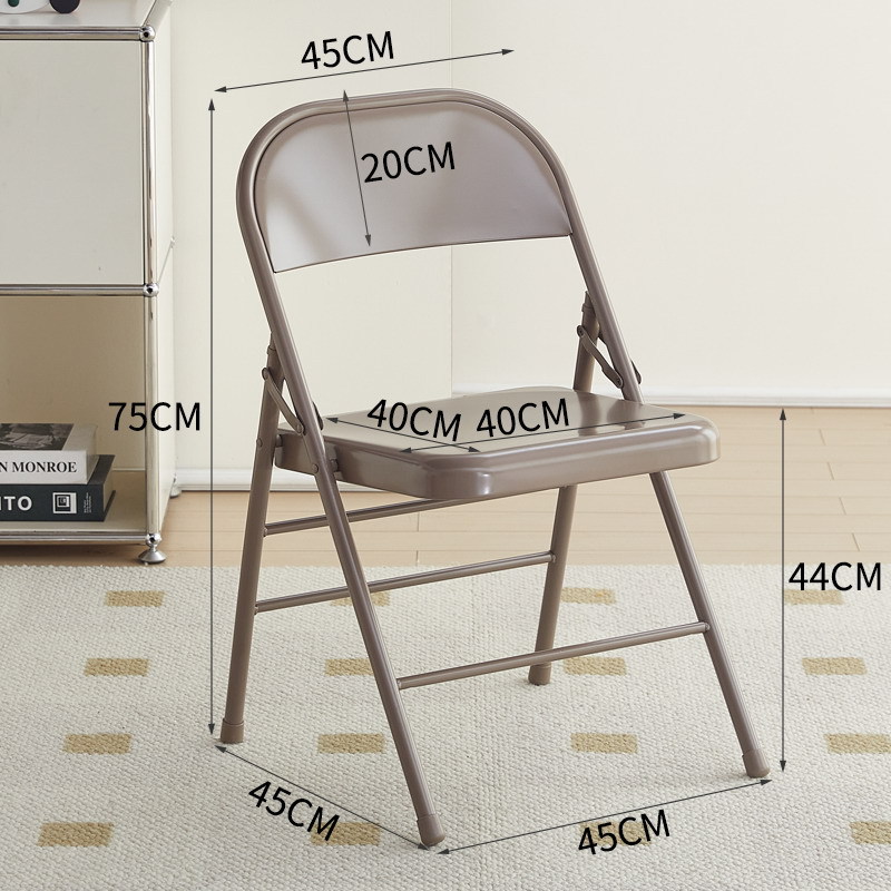 슈퍼 두꺼운 강철 의자-M 다크 브라운 | | |