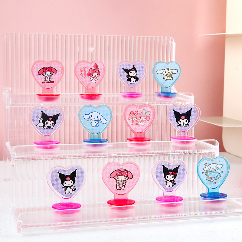 Cartón de dibujos animados con sello de impresión de aceite regalo creativo para jardín de infantes regalo de papelería al por mayor