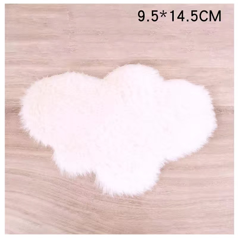 1:12 Dollhouse mini piso modelo decoración 6 puntos bjd alfombra redonda rectangular