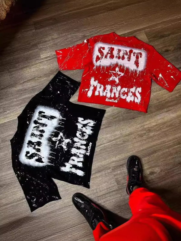 アメリカの街頭y 2kファッション服のデジタルプリント半袖tシャツの個性的なデザインの男女の同じタイプのゆったりした上着|undefined