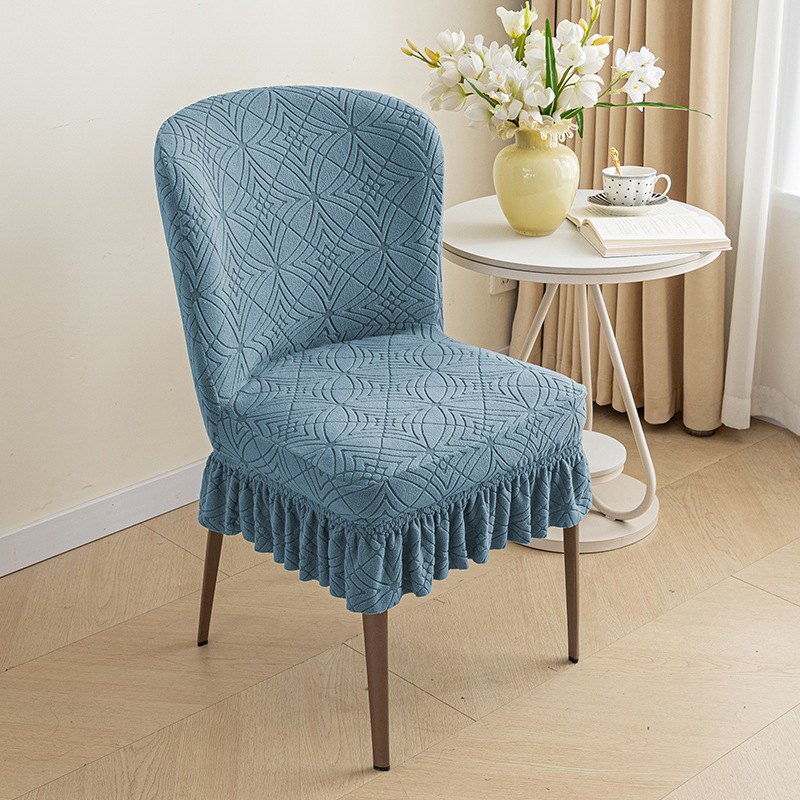 Cubierta de silla Bayle universal simple moderna cubierta de silla de comedor cubierta de silla de arco para el hogar cubierta de respaldo todo incluido cubierta de palillos integrados