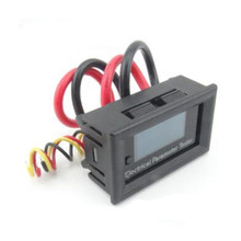 20A/100V OLED电压表 电流表头  温度计时器 电池容量测试