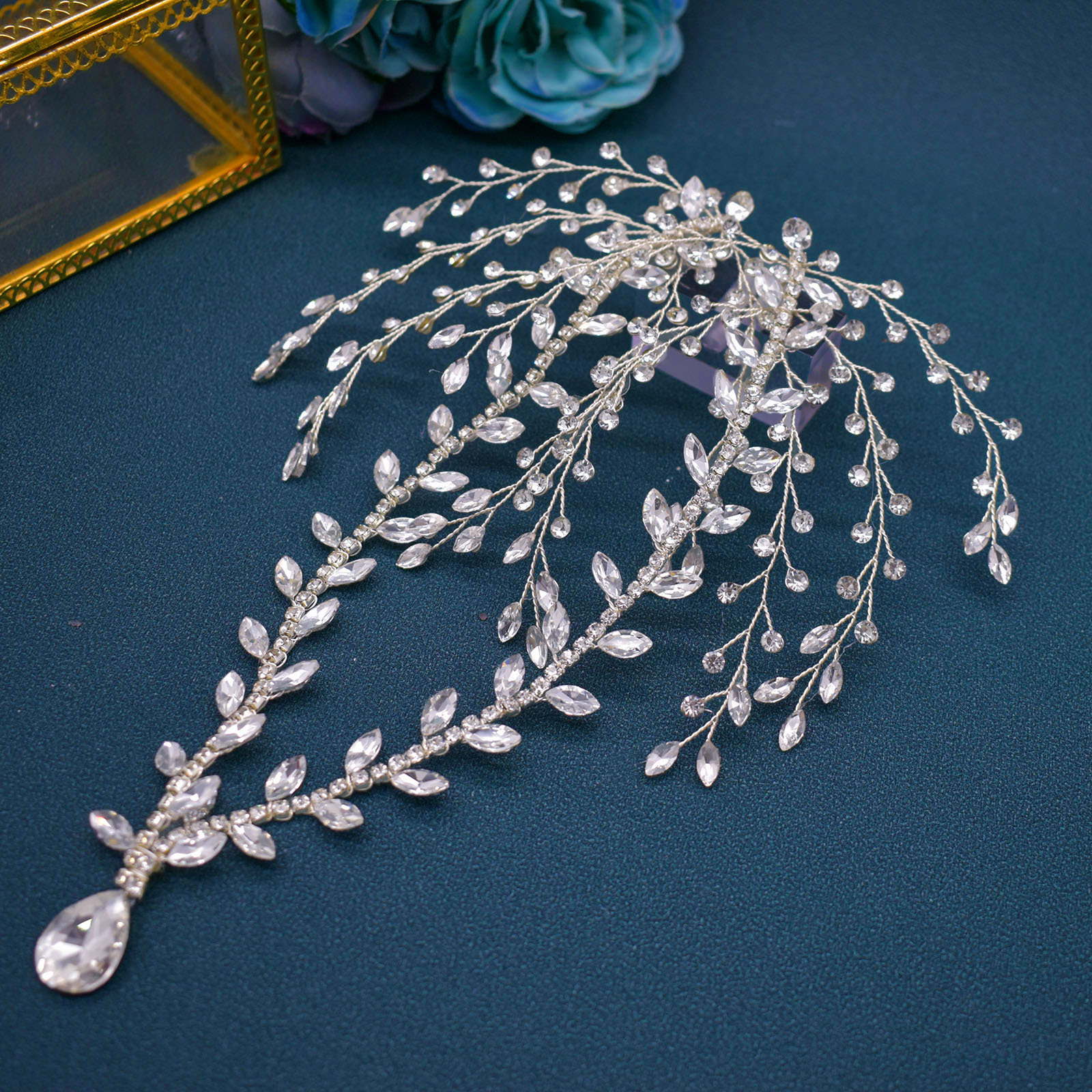 Bridal Women's Flower Rhinestone Rhinestones Party Headpieces display picture 4