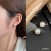 Earrings from pearl, 8mm
