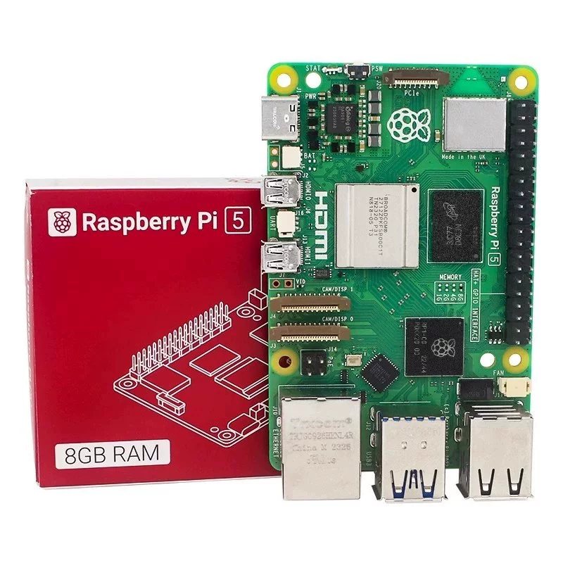 Raspberry Pi5B motherboard python programming AI learning original spot