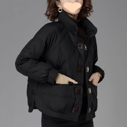 chanel style down cotton coat for women's new short winter dress fashionable Western-style light and light mother's small warm coat