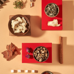 Herbal steam bath package with mugwort and aged ginger, women's sweat evaporation steam bath package wholesale, health spa steam bath package