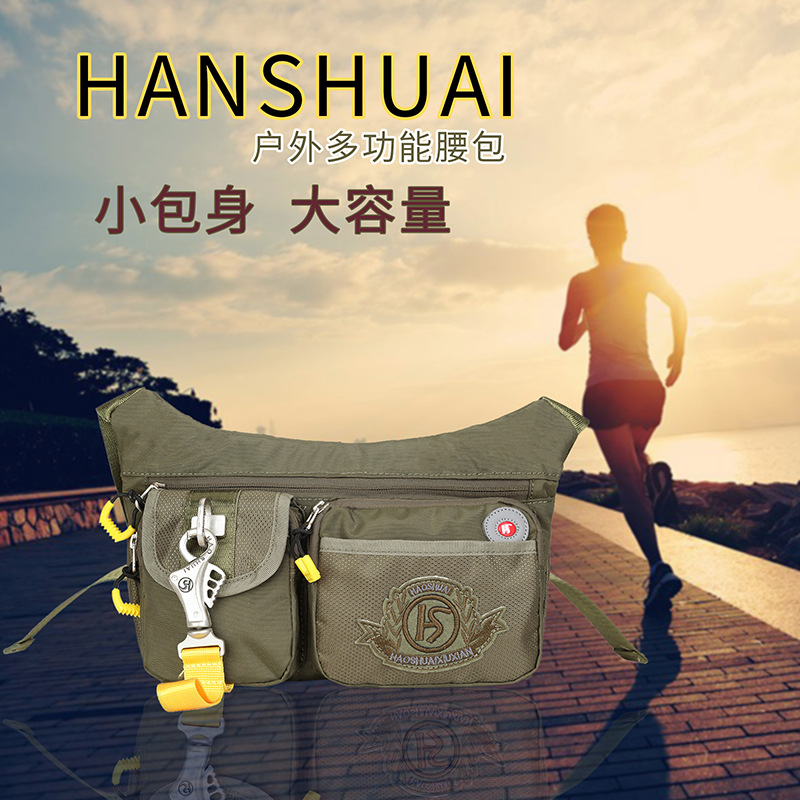 Nuevo cross-border mochila anti-robo multifuncional bolso de teléfono móvil para hombres montaña mochila deportiva al aire libre bolso de cintura para hombres