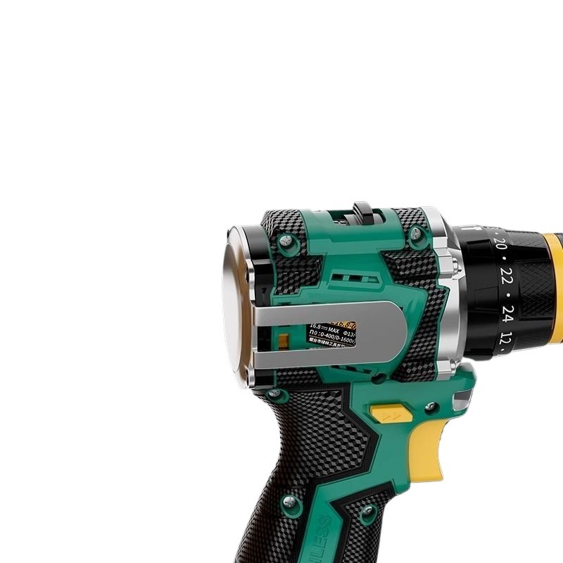 小型鋼砲電気ドリルインパクトブラシレスハンドドリル家庭用ピストルドリル充電式リチウム電気ドリル多機能壁穴|undefined