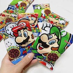 日本輸入マリオチョコレートポップコーンビーンズチョコレートビーンズポップコーンサンドイッチビーンズ5パックスナック