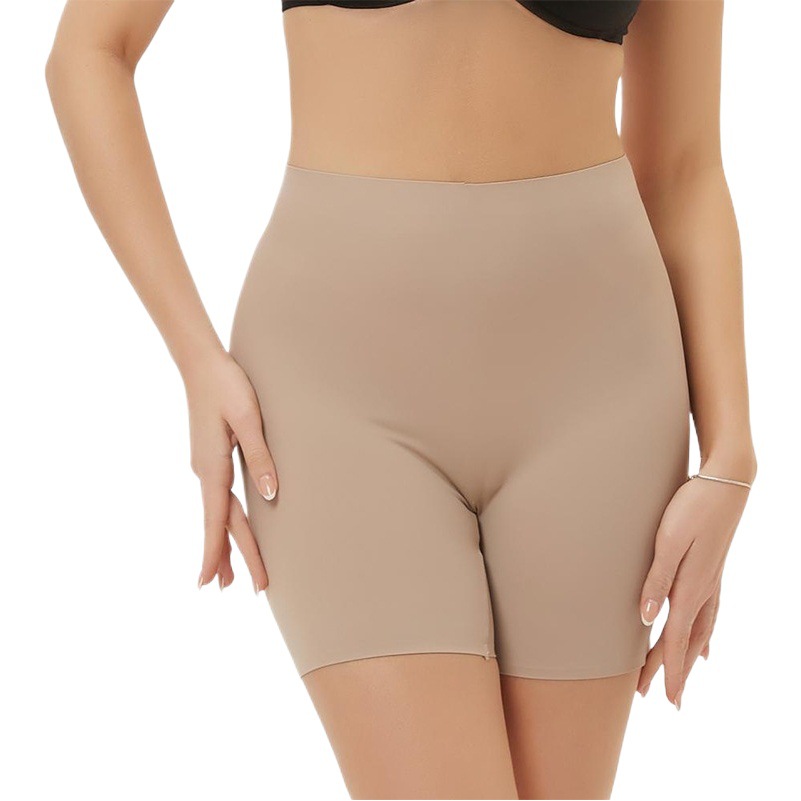 Melocotón Pantalones de modelado de cadera Pantalones de modelado de vientre de cintura media transfronteriza para mujer Pantalones de levantamiento de cadera sin costuras sexy Pantalones de seguridad cómodos de color sólido para mujer