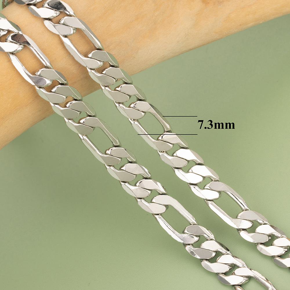 DIY Jewelry Accessories Classification Cuban Link Chain Curb Chain Chain Type 1 Piece Copper 18K Gold Plated Cuban Link Chain Curb Chain Polished 5mm  Jewelry Accessories