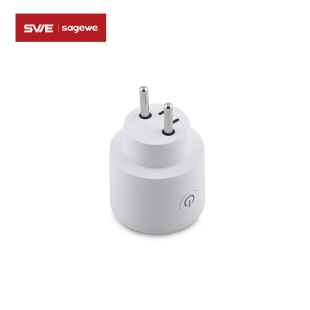 Tuya Smart Danish Socket Tuya Wifi Smart Socket Plug 13A with Power Measuring Remote Control