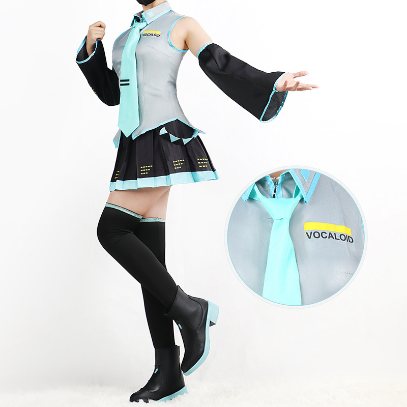 北水商初音ミクミク公式服cos服生地初音服ミク初音コスプレ服|undefined